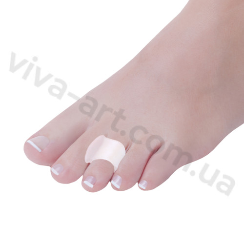 Вставка из геля межпальцевая тонкая с кольцом, размер на выбор, шт.